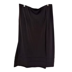 NWT Sympli Purple Classic Straight Midi Skirt Size 2G Made in Canada
